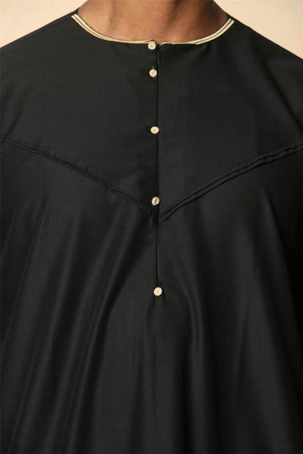 Infinity Leather Men's Omani Eid Thobe  Saudi Emirati Jubba Robe