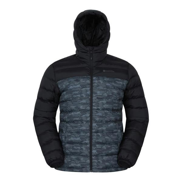 Mountain Warehouse Mens Seasons II Camo Padded Jacket - Monochrome - 
