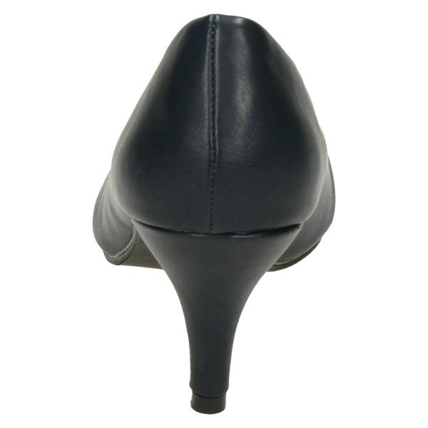 Spot On Ladies Spot On Mid Heel Pointed Toe Court Shoes