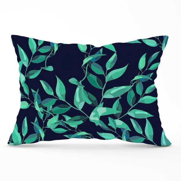 Warren Reed Delicate Green Foliage Cushions