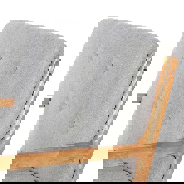 Wood Single Sofa Lounge Chair with Cushion Lounge Chairs Living and Home