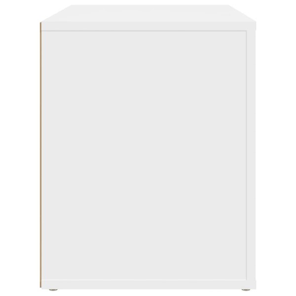 Berkfield Bedside Cabinet White 60x36x45 cm Engineered Wood