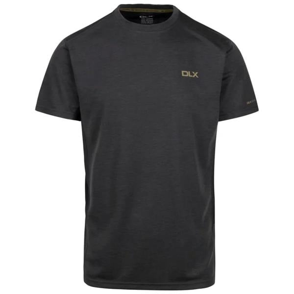 Trespass Mens Garvey DLX Marl T-Shirt - Dark Grey Marl
