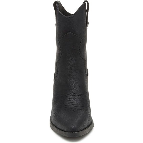 Rocket Dog Feather Polyurethane Women's Black Heeled Ankle Boots