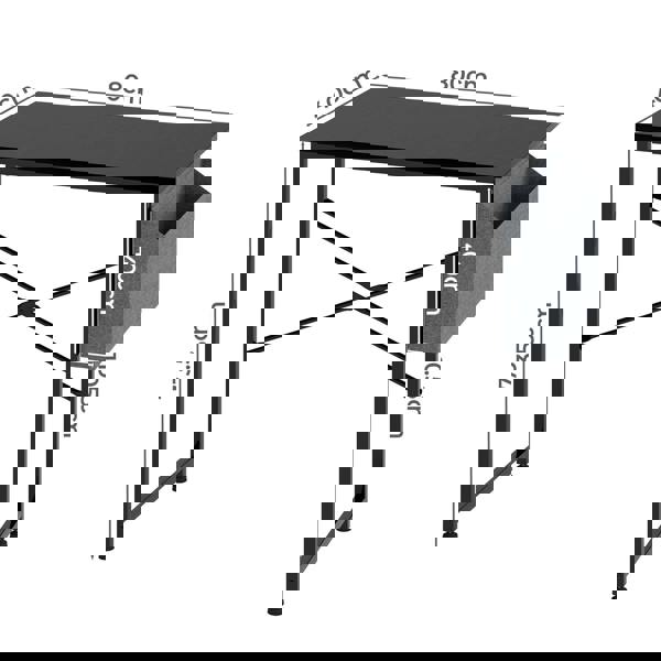 Levede PC Desk Laptop Study Table with Storage Bag for Home Office Workstation