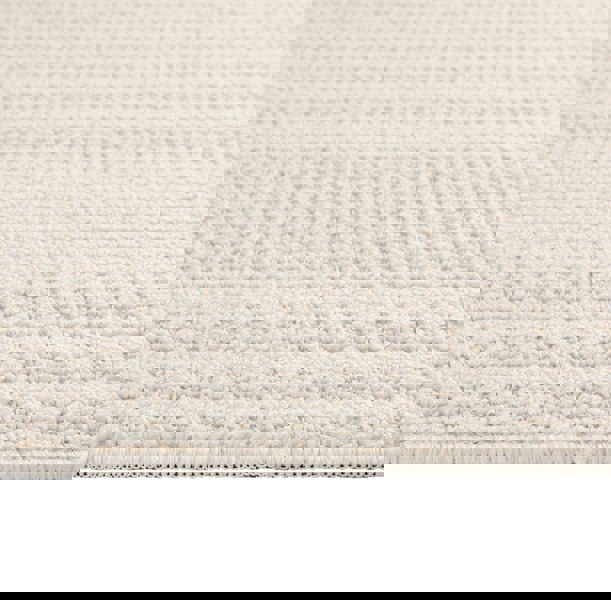 My Mat Sculptured Washable Waffle Texture Ivory