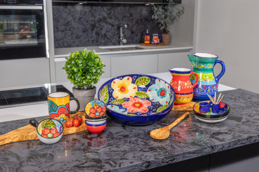 Verano Spanish Ceramics Classic Spanish -  Tapas Bowls Set of 6