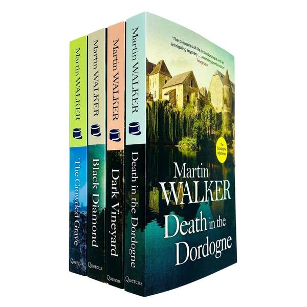 Dordogne Mysteries Series 4 Books Collection Set by Martin Walker (Death in the Dordogne, Dark Vineyard, Black Diamond &amp; More)