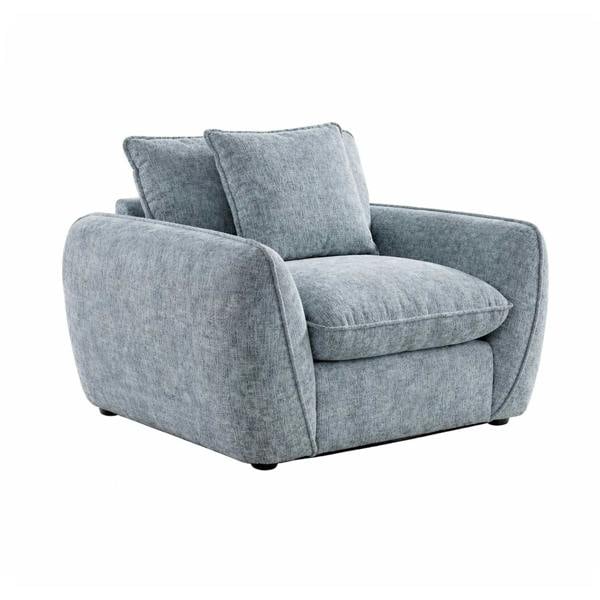 Furnishings For Less Berti Fabric Armchair Beige or Grey