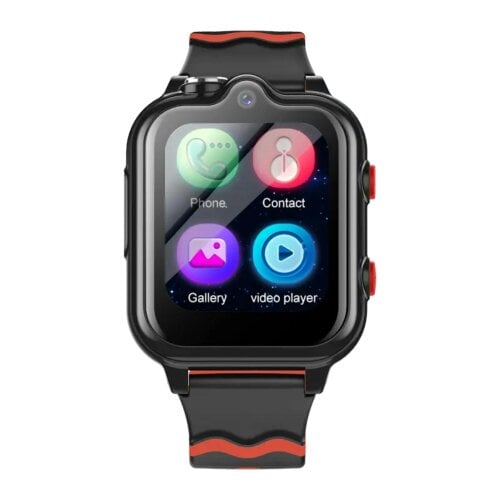 Sentar Kids Smartwatch 1.69" 4G GPS SOS Dual Camera - 1000mAh - Schwarz