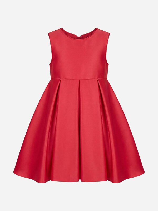 DRESS & Fleur Girls Dress and Bolero Set in Red