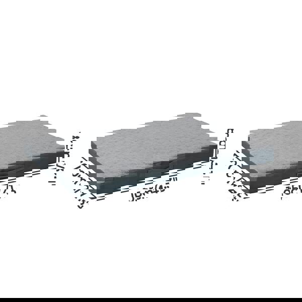 SKYLOS Washable Dog Bed Waterproof Plush Non-Slip Pet Mattress for Large Dogs