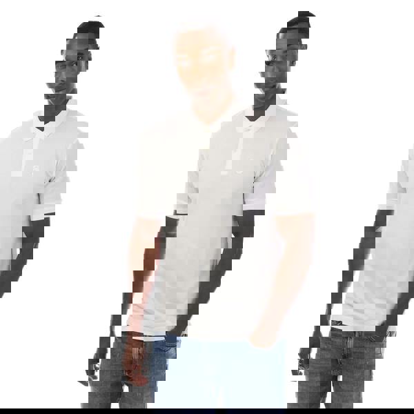 Boss Mens Cotton Polo Shirt - White