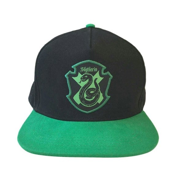 Harry Potter Slytherin Snapback Cap - Black/Green