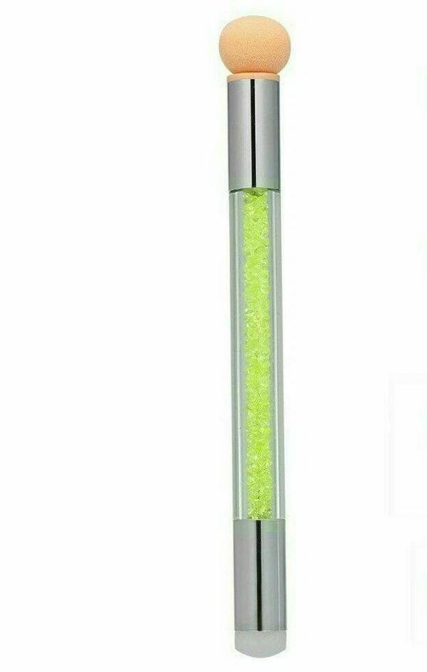 ATEK 2 Way Nail Art Sponge Gradient Pen Dotting Tool Green Purple