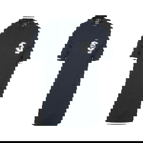 Mountain Warehouse Mens Padstow Printed Organic T-Shirt - Navy