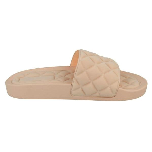 Spot On Ladies Spot On Quilted Sliders F00388