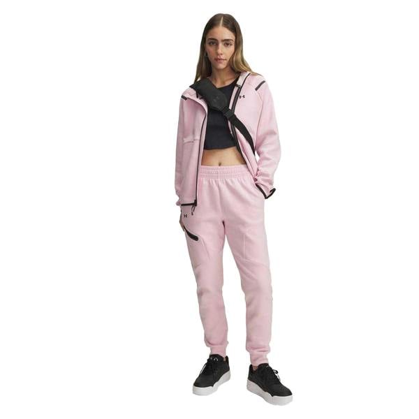 Under Armour Womens/Ladies Performance Fleece Athletic Joggers - Pink - 