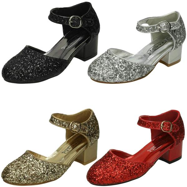 Spot On Girls Spot On Mid Heel Shoe