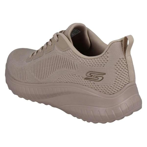 Skechers Ladies Skechers Bobs Memory Foam Vegan Trainers 117209 Face Off