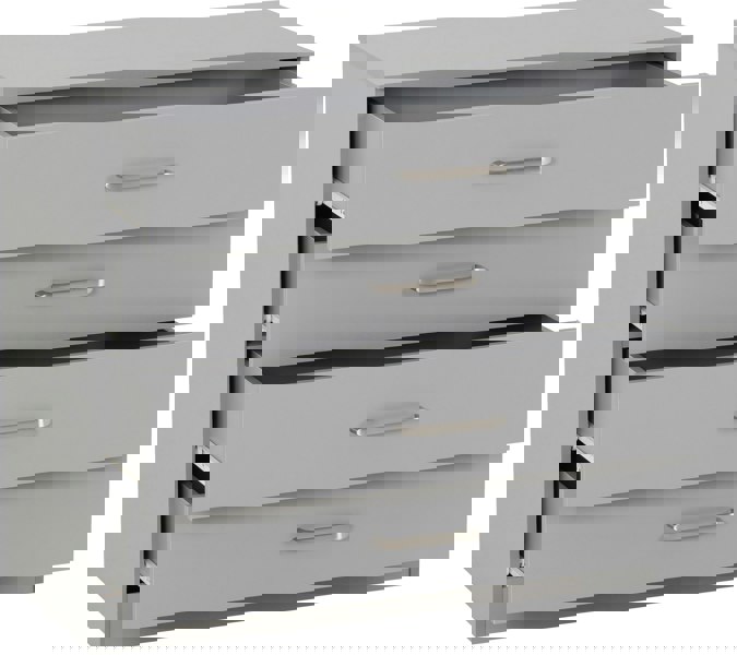 Seconique Dakota 3 Door Triple Wardrobe 4 Piece Bedroom Set