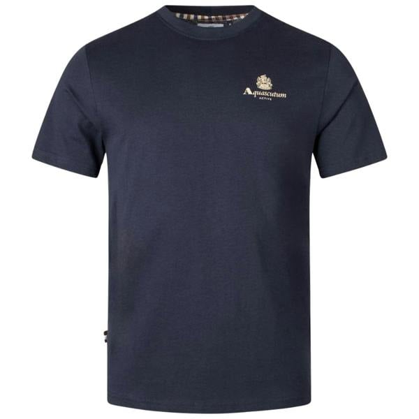 Aquascutum Active Small Logo T-Shirt Navy S