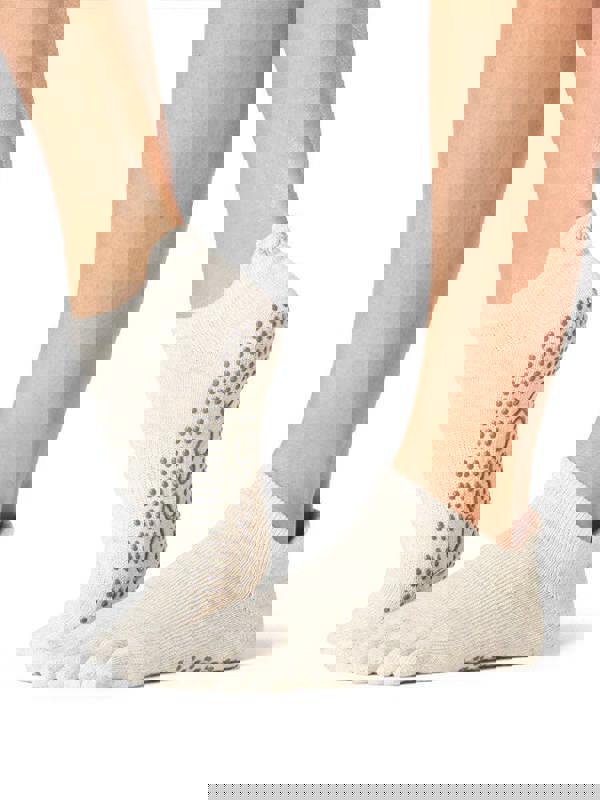 ToeSox Low Rise Full Toe Women's Yoga Grip Socks