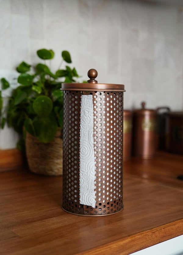 Rozi Copper Paper Towel Holder