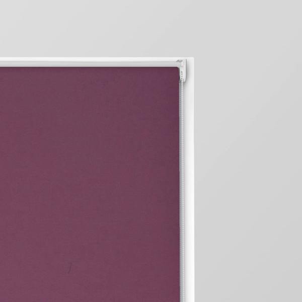 A.Unique Home Trimmable Blackout Roller Blind - 5FT - AUBERGINE - 150cm(W) x 170cm(L)
