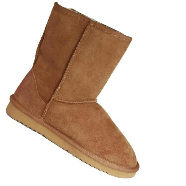 Eastern Counties Leather Womens Jodie Sheepskin Ankle Boots - Chestnut