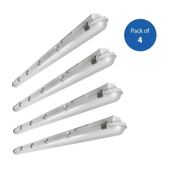 ENER-J LED Non Corrosive IP65 Power Selectable & CCT Selectable Fitting, 1.5m, 50W, 120 Lumens per Watt | Single pack