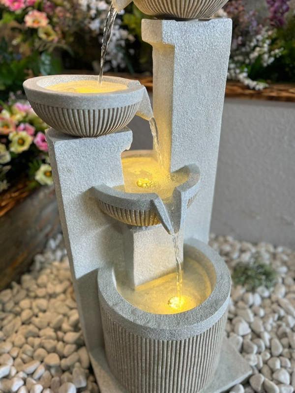 Tranquillity Water Features Diablo Pour Contemporary Water Feature