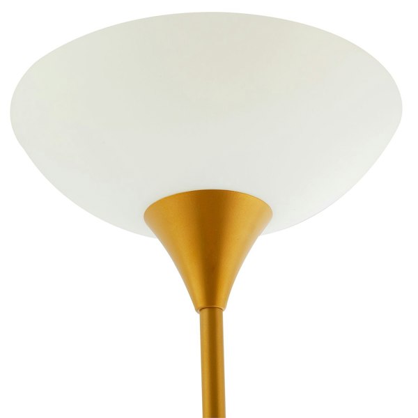 Gold Mother and Child Floor Lamp with Adjustable Reading Light and Switches Image 5