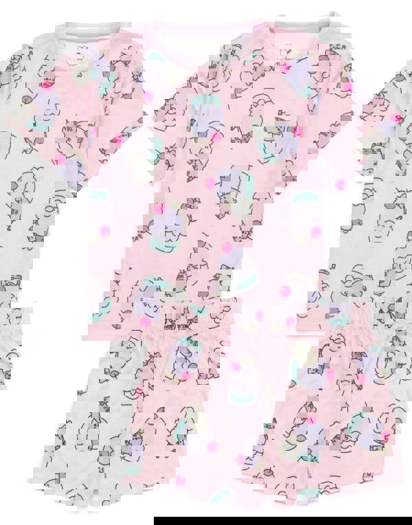 Pusheen Girls Multicoloured Character All Over Short Sleeve Short Leg Pyjama Set