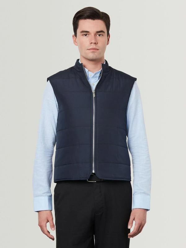 Quilted Gilet Navy