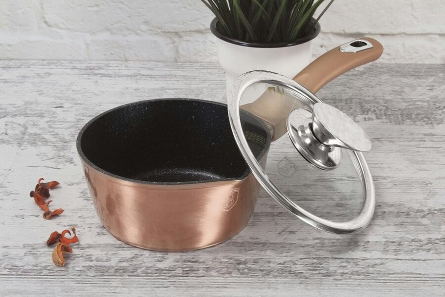 Berlinger Haus Rose Gold Sauce Pan with a Lid Berlinger Haus