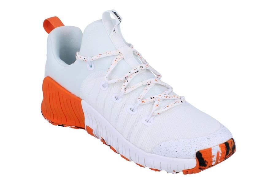 Nike Free Metcon 6 Mens Trainers Fj7127  106 - White Black Safety Orange 106 - Photo 3