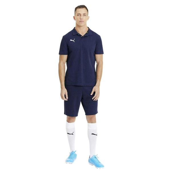Puma Mens Team Goal Polo Shirt - Peacoat - 