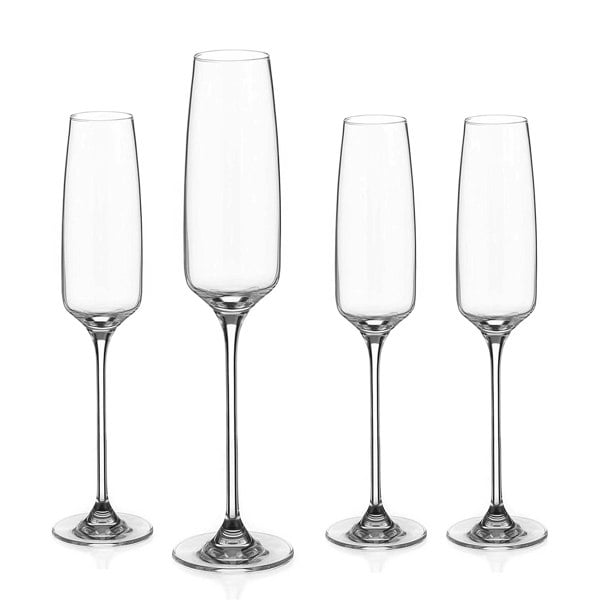 Diamante Hollywood Champagne Flutes - Set of 4