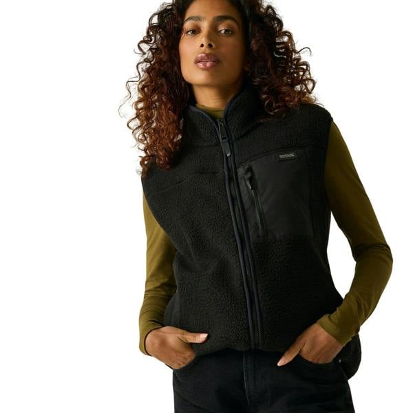 Regatta Womens/Ladies Borg Longline Body Warmer - Black - 