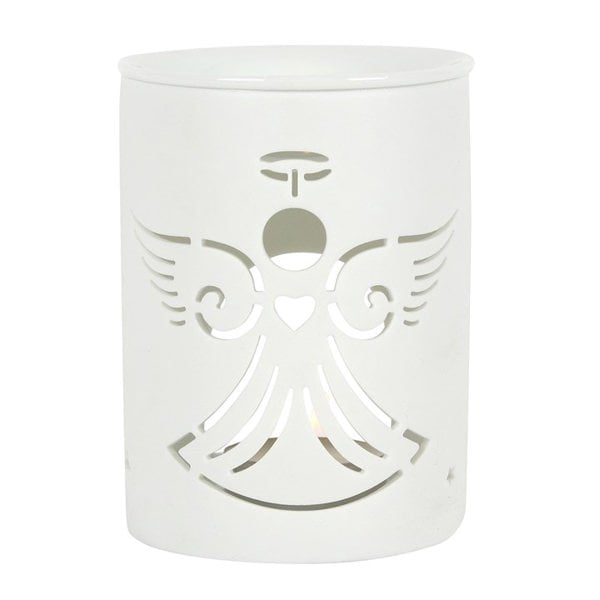 Serano White Angel Cut Out Oil Burner