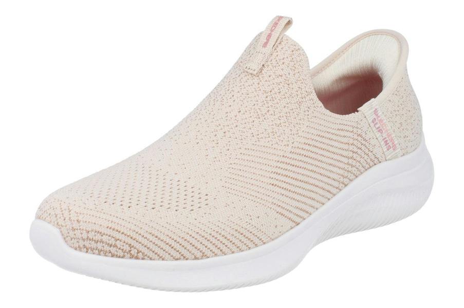 Skechers Hands Free Slip-Ins Ultra Flex 4.0 Midnight Sparkle Womens Shoes 150805 Trainers  NTGD
