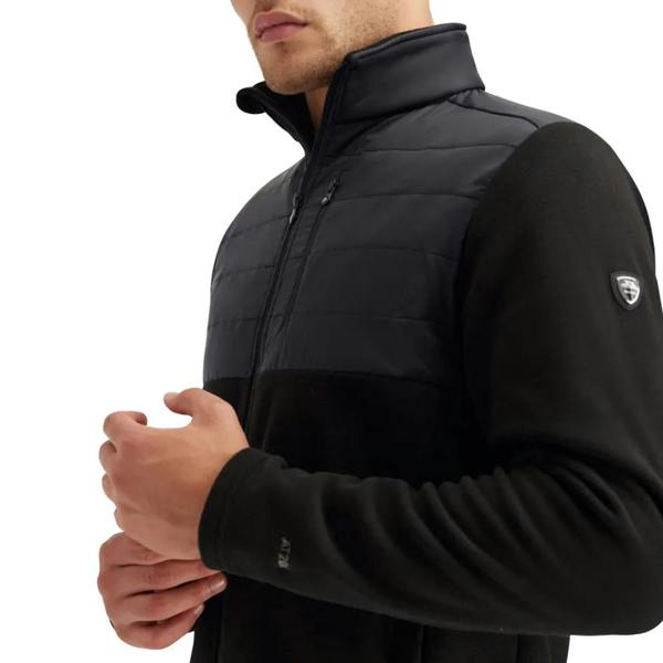 Trespass Mens Bob AT200 Hybrid Fleece - Black - 