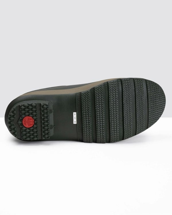 Hunter Gardener Womens Clog - Dark Olive/Clay