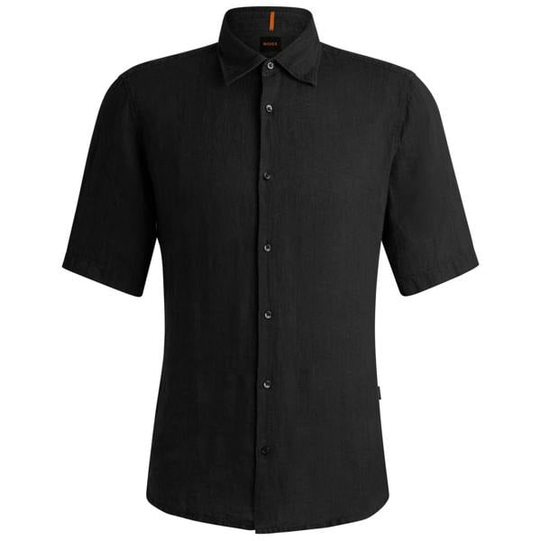 Boss Rash 2 Linen Short Sleeve Shirt