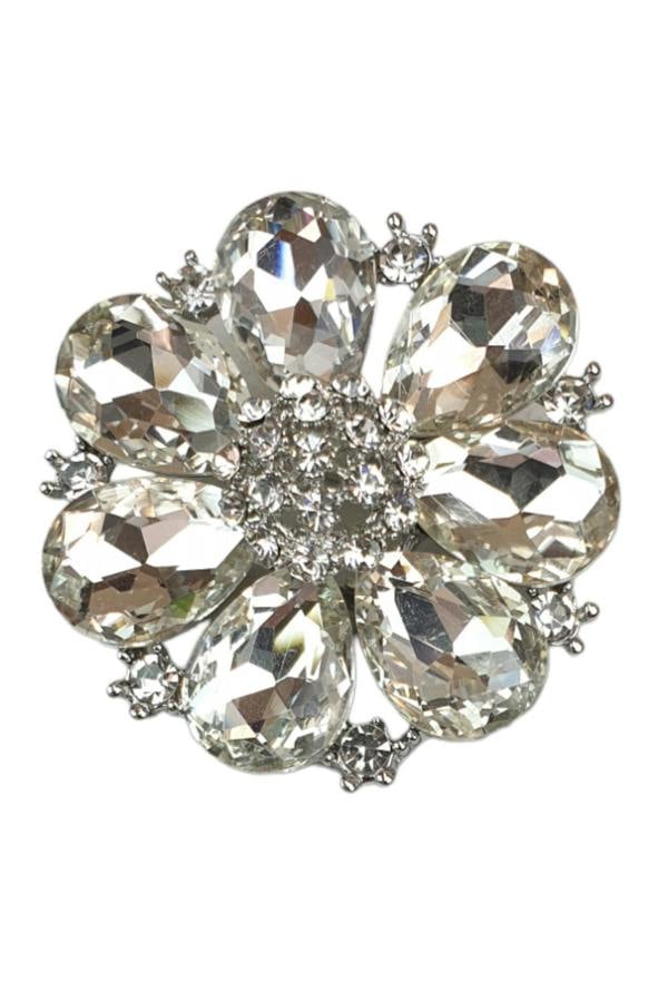 Paulo Due Large Petal Coloured Brooch