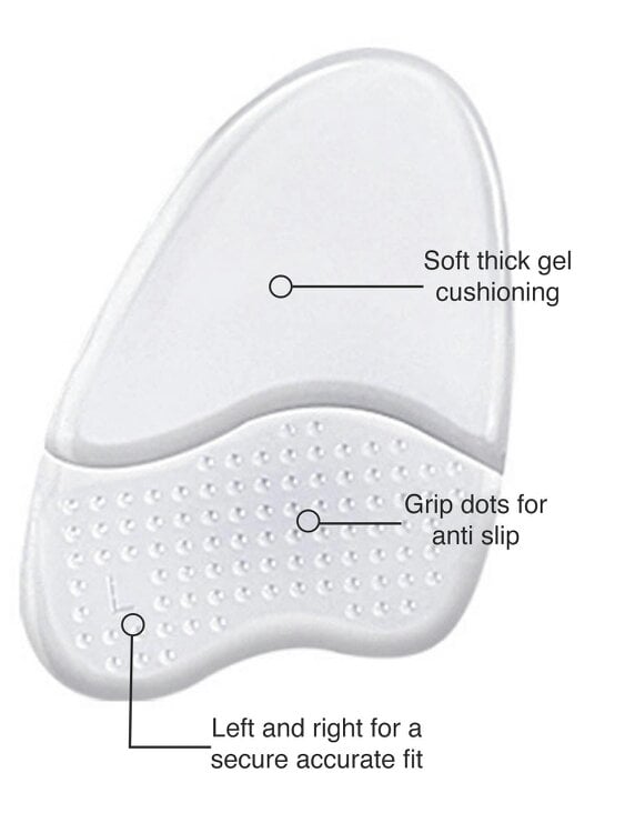 Perky Pear Ball Of Foot Gel Cushions