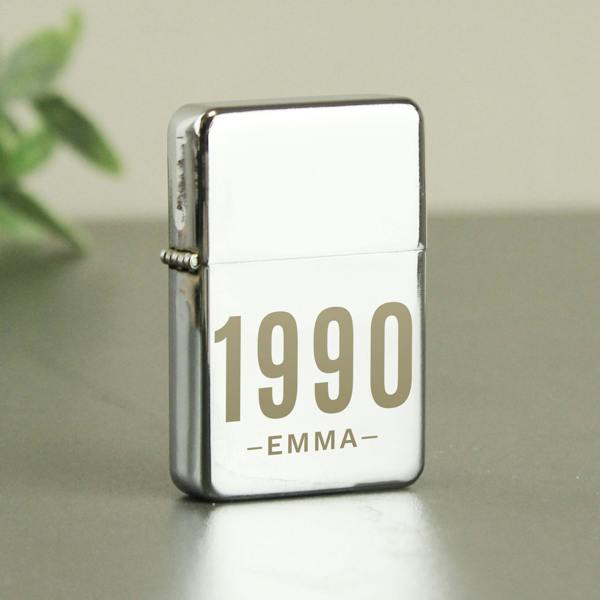 Abode Home & Gifts Personalised Date & Name Lighter