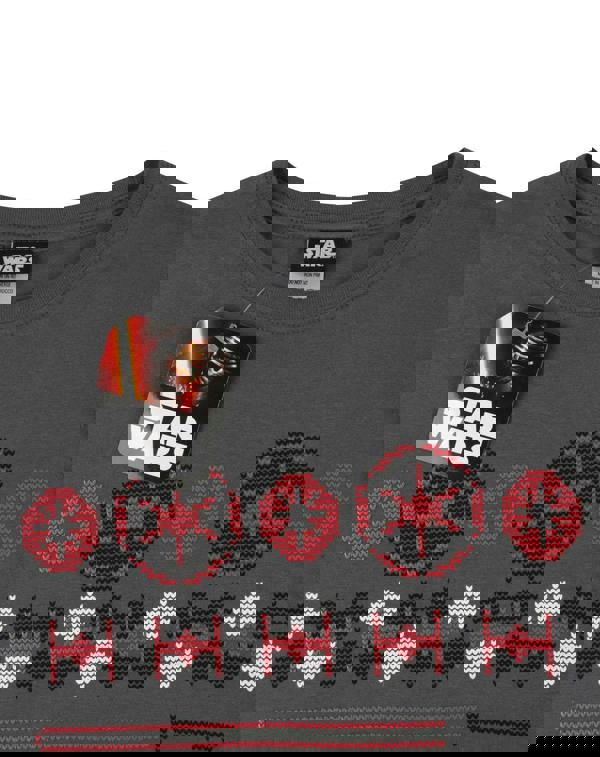 Star Wars Womens Grey Darth Vader Short Sleeved T-Shirt