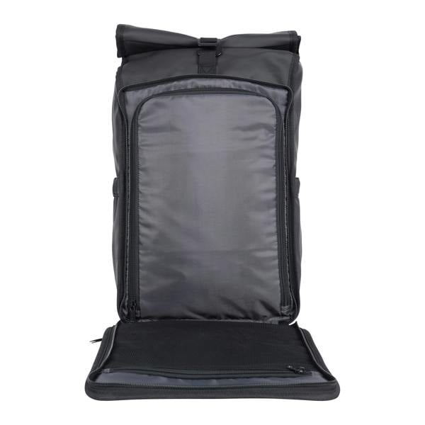 Mountain Warehouse Commuter Roll Top 22L Backpack - Black - 